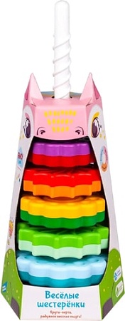 Пирамидка Fancy Baby Веселые шестеренки SPIN01