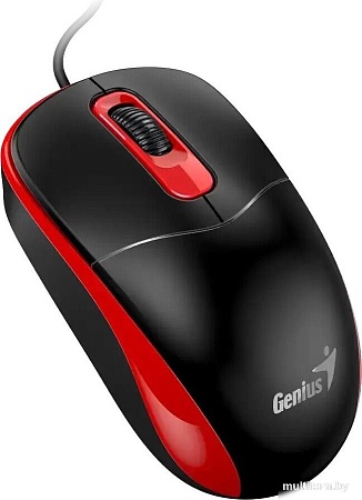 Мышь Genius DX-111 USB-A (черный/красный)