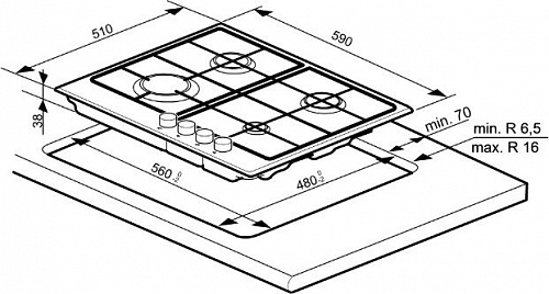 Варочная панель Whirlpool GMA 6411/IX