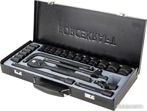 Набор трещотка с головками ForceKraft FK-4245B-5MPB (24 предмета)