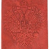 Обложка для паспорта Poshete Герб 681-OP1102003-RED (красный)