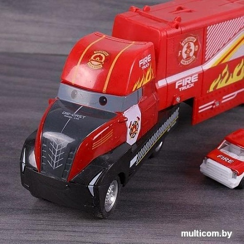 Игрушечный транспорт Darvish Трейлер пожарной охраны DV-T-1698