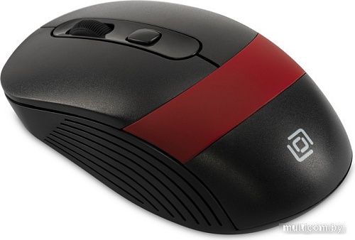 Мышь Oklick 310MW (черный/красный)