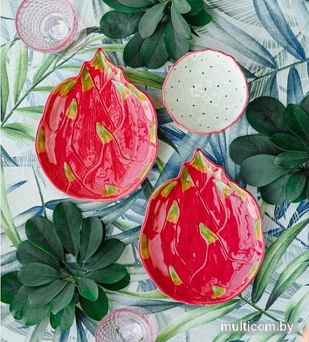 Тарелка обеденная Bordallo Pinheiro Tropical Fruits Питахайя 65029336