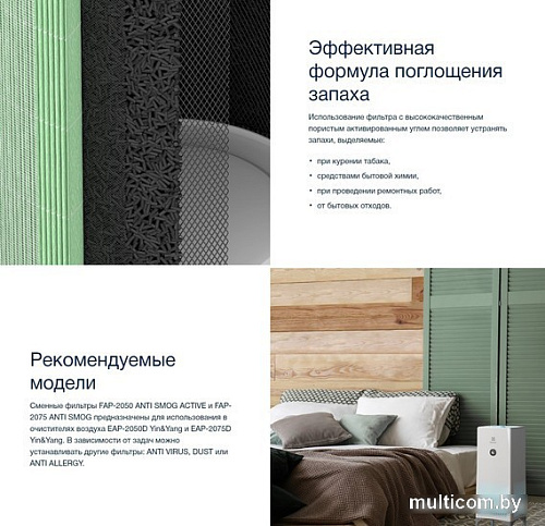 HEPA-фильтр Electrolux FAP-2075 Anti Smog Active