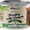 Консервированный корм для кошек Chicopee Adult Cat Домашняя птица с олениной 195 г