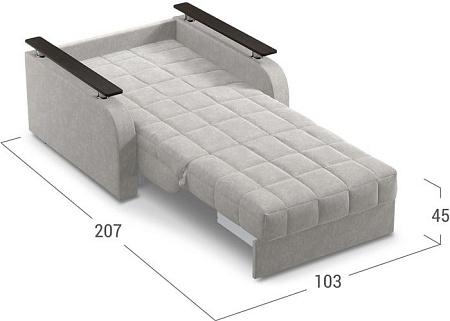 Кресло-кровать Moon Trade Карина 044 002599 (серый)