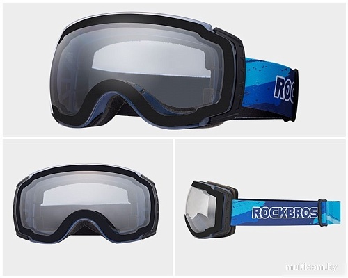 Горнолыжная маска (очки) RockBros SP165 (синий)