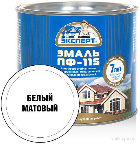 Эксперт ПФ-115М Матовый 1.8 кг (белый)