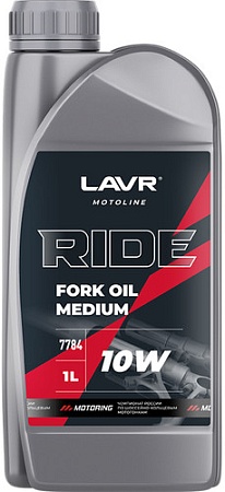 Трансмиссионное масло Lavr Moto Ride Fork Oil 10W 1л