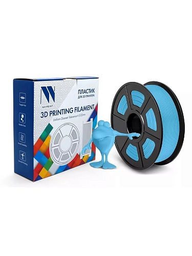 Пластик NV Print NV-3D-PLA-MATTE-LIGHT-BLUE (1.75мм, 1кг, голубой)
