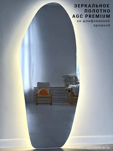 Зеркало с подсветкой eMZe 49x115 LED.NF.49.115.4K (с подсветкой)