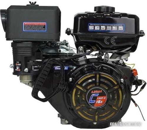 Бензиновый двигатель Lifan 190F-C Pro D25