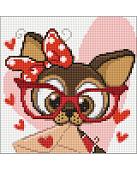 Алмазная мозаика Wizardi Любовное письмо 2WD2481