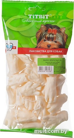 Лакомство для собак TiTBiT Лапки кроличьи XL 70 г