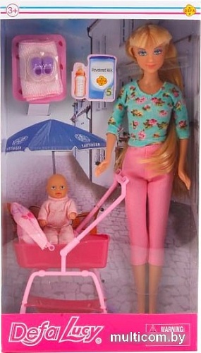 Кукла Defa Lucy с пупсом 8358