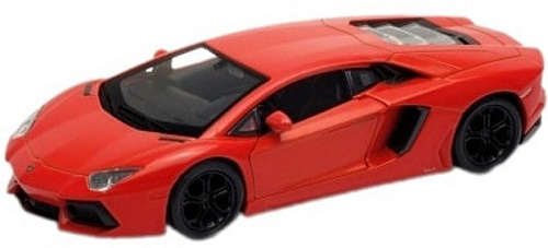Легковой автомобиль Welly Lamborghini Aventador Coupe 43643W (красный)