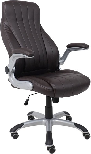 Офисное кресло AksHome Mastif Eco (экокожа, темно-коричневый/пластик)