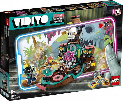 Конструктор LEGO Vidiyo 43114 Корабль Пирата Панка