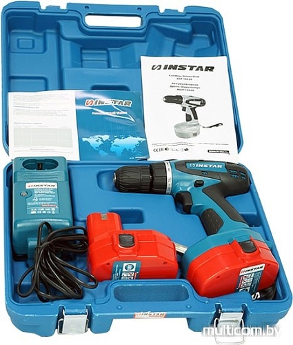 Дрель-шуруповерт Инстар АШП 18020 (с 2-мя АКБ)