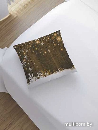 Чехол на подушку JoyArty Волшебные снежинки sl_19382