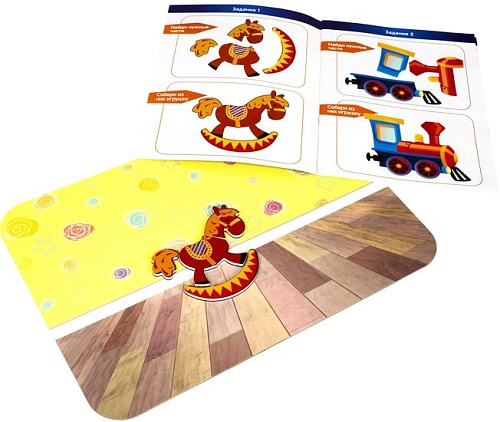 Магнитная доска Bondibon Магнитные игры. Сложи игрушку ВВ5189