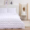 Постельное белье Love Life Texture Евро 10323189 (белый)