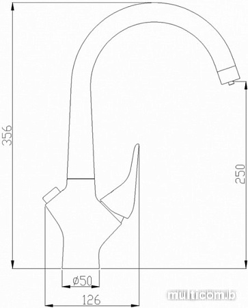 Смеситель ZorG SH 815 CR