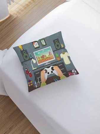 Чехол на подушку JoyArty Играющий парень sl_57354