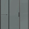 Душевая стенка Grossman Style 90x195 200.K33.05.90.21.10 (черный матовый, стекло тонированное)