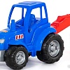 Игрушечный транспорт Полесье Трактор Чемпион с лопатой 84736 (синий)