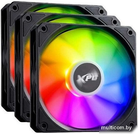 Вентилятор для корпуса ADATA XPG Vento R 120x3 ARGB PWM (черный)