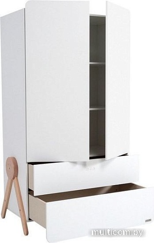 Шкаф распашной Micuna Swing А-1835 (White/Water Wood)