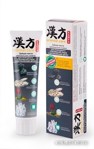 Зубная паста Modum Kampo Oriental Care Древесный уголь и жемчуг 100 г