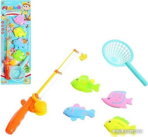 Магнитная рыбалка Sima-Land Весёлые рыбки 5164125