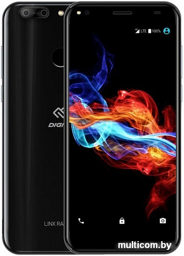 Смартфон Digma Linx Rage 4G (черный)