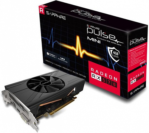 Видеокарта Sapphire Pulse ITX Radeon RX 570 4GB GDDR5