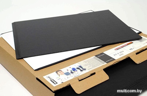 Картонная обложка для переплета OPUS Classic A4 217x300 мм OHC217X300C10 (10 шт, черный)