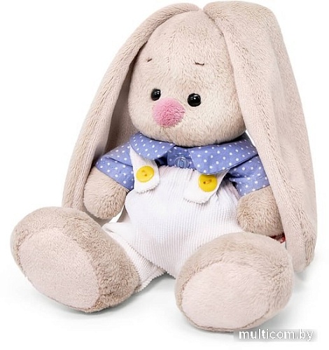 Классическая игрушка BUDI BASA Collection Зайка Ми в белом комбинезоне (15 см)