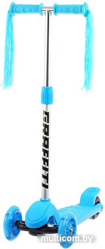 Трехколесный самокат Graffiti 4636089 (голубой)