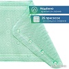 Коврик на присосках Вилина Массажный Лотос 6910 (43x90, зеленый)