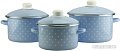 Набор кастрюль Эмаль Небесная гладь 2-3184/6