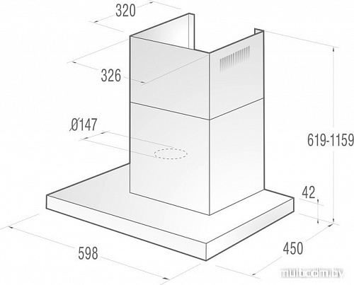 Кухонная вытяжка Gorenje WHT621E5X