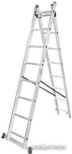 Лестница-стремянка ForceKraft BL-E209 (2x9 ступеней)