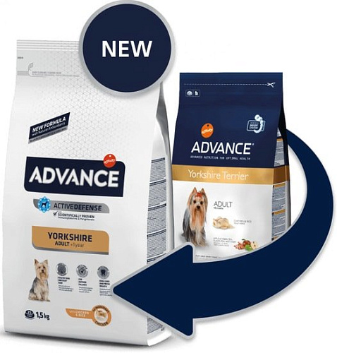 Сухой корм для собак Advance Yorkshire 1.5 кг
