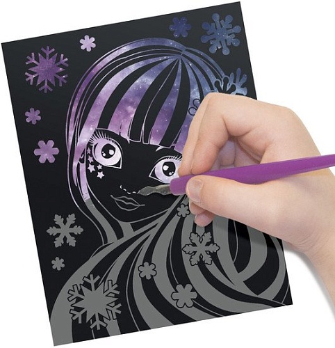 Гравюра Nebulous Stars Граттаж. Шепот звезд 11014