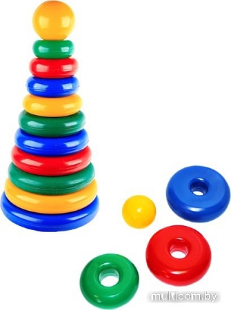 Пирамидка Строим вместе счастливое детство Гигант 5020 (шар)