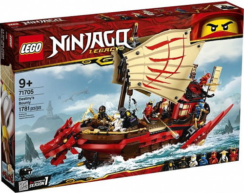 Конструктор LEGO Ninjago 71705 Летающий корабль Мастера Ву