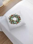 Чехол на подушку JoyArty Яркий праздничный венок sl_21485