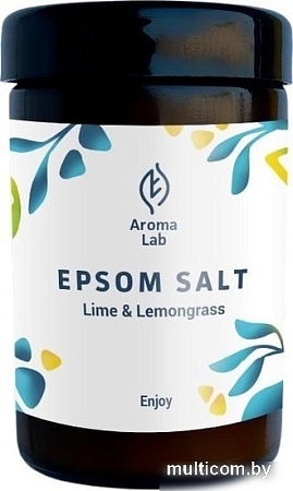 Косметика по уходу за телом Aroma Lab Соль Эпсома антицеллюлитная с лемонграссом Epsom Salt Enjoy 100г